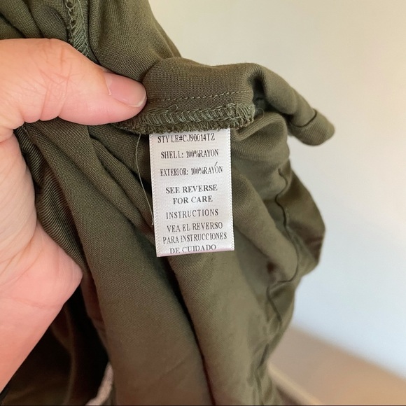 En Creme Green Cascade Front Lightweight Jacket - Picture 4 of 6